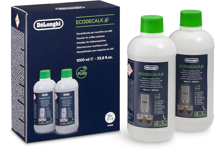De'Longhi Original EcoDecalk Descalcificador para Cafeteras y Máquinas de Café Totalmente Automáticas, Descalcificador Univer