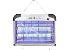 Electronic Mosquito Killer Lamp Bug Zapper Insert Pest Fly Killer with UV Bulb 20W Effective Safety for Outdoor Indoor Living
