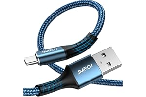 JMROY USB C Cable [1M] 3A Fast Charge Samsung USB Type C Fast Charger Cable Nylon Braided Compatible for Samsung Galaxy S22 S21 S20 S10 S9 S8 Plus Note 10 9 8, Huawei P10 P9, Pixel, Sony Xperia XZ, LG