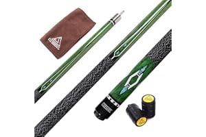 CUESOUL 58 Inch Hardwood Canadian Pool Cue 19-21oz Billiard Cue Stick with Irish Wrap (CSPC016)