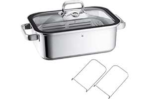 WMF 1741026040 Vitalis Combiné cuit-vapeur Aroma avec Cordon d'étanchéité Acier Inoxydable Argent 27x19x10cm