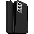 OtterBox Strada Via skal för Samsung Galaxy S21 Ultra 5G, stöttåligt, fallsäkert, tunt, skyddande Folio skal med korthållare,
