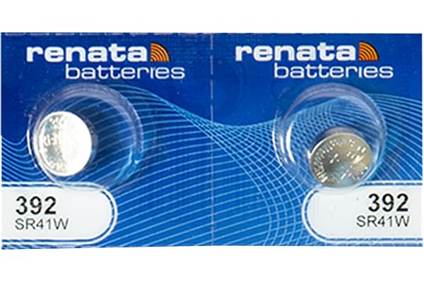 Renata Watch Battery Swiss Made Renata 392 eller SR41SW eller AG3 1,5 V (2 x 392 eller SR 41 Sw)