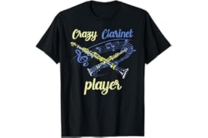MAGLIETTA IDEA REGALO CLARINETTO Musicista Clarinettista Divertente Idea Regalo Clarinetto Maglietta
