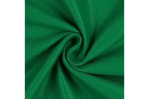 Mondo Tessuti - Tagli di Tessuto Panno Lenci - Feltro 1mm - Disponibile in Diversi Formati e ben 60 Colori (50X70CM, VERDE CHIARO)