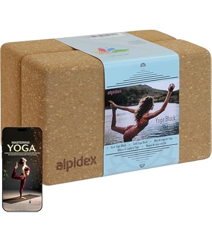 Exercise Block,2x Workout Blocks - EVA Foam Slip-Resistant Balance