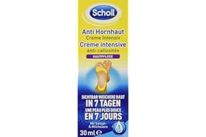 ‎DR. SCHOLL'S Scholl Anti-Hornhaut Creme Intensiv fußpflege 30 ml - Hornhautentferner Creme mit Salicyl & Milchsäure Füße Intensiv, Effektive Hornhautreduktion, Weiche Füsse in Nur 7 tagen, Effektive Fußpflege