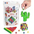 Unleash Creativity with FidlBitz Foam Building Blocks | Bag of Bitz with 3 Colours | Interact, Create and Build in 2D and 3D | Fidget and Sensory Fun for Kids | Open-Ended Play | 30g Block Set