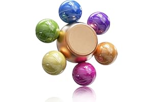 Coolden Fidget Spinner Metal Bunt Sechs Ball Fidget Toys für Kinder Erwachsene Coole EDC Finger Hand Spinner Leise 3-5Min Hochwertig Sensorisches Anti Stress Spielzeug Kreisel Geschenke Junge Mädchen