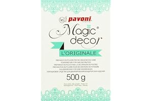 AK-COLONIA Magic Decor 500g Pulver, Pavoni, zur Herstellung von essbaren Tortenspitzen