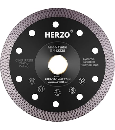 Disco Diamante RUBI J-SLOT CPX 250 PRO - Corte Profesional De Gres Porcelánico