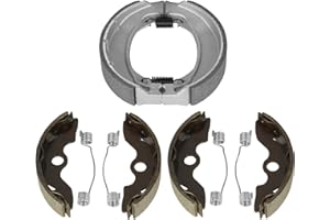 Youxmoto Front Rear Brake Shoes for Honda Recon TRX 250 TRX250 (TE TM ES) 97 98 99 00 01 02 03 04 05 06 07 08 09 10 2011 2012 2013 2014 2015 2016 2017 2018 2019 2020 2021 Drum Brakes Shoes Pads