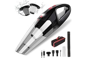 ‎AOKBON AOKBON Handstaubsauger Akku Staubsauger 8500PA 120W Handstaubsauger mit LED Licht und Edelstahlfilter und HEPA Filter für Küche Schlafzimmer Wohnzimmer Auto