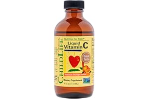 ChildLife Essentials Liquid Vitamin C for Kids - 250mg Daily Dose, Supports Immunity of Your Child, 5ml Daily, Vegetarian, Non-GMO, Gluten & Soy-Free