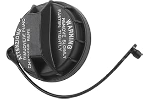 X AUTOHAUX Plastic Gas Fuel Cap Fuel Tank Cap Black Fit for Hyundai I30 Santa Kona - Pack of 1