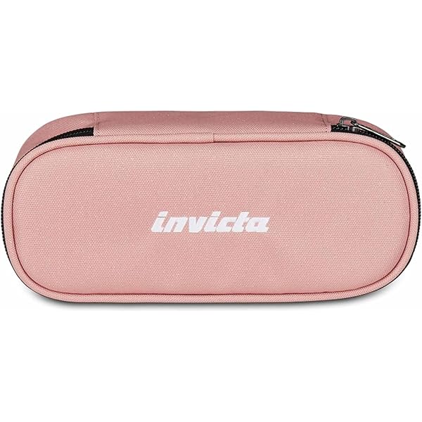 Portapenne Invicta Round Plus Viola - Bustina Scuola Con Elastici E Taschina Zip | Accessorio Zaino - Foto 12