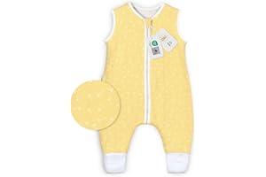 Ehrenkind® Babyschlafsack | Schlafsack mit Füßen 2.5 TOG | Bio-Baumwolle | Ganzjahres Schlafsack Baby | Oeko-Tex | Schlafsack winter und Sommer Schlafsack Kinder