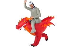 Morph Kostiumy do jazdy na nadmuchiwanym smoku, nadmuchiwane kostiumy dla dorosłych, kostium na Halloween, jeden rozmiar