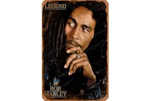Cimily Plaque en métal Vintage Bob Marley Legend - 20,3 x 30,5 cm