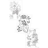 ARTİKEL 3'L&uuml; Ge&ccedil;ici D&ouml;vme Seti,Ge&ccedil;ici Tattoo,V&uuml;cut D&ouml;vme,Kol Bilek D&ouml;vme,Boyun D&ouml;vme,Sırt D&ouml;vme