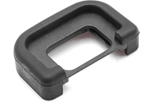 vhbw Oeilleton pour viseur Compatible avec Pentax K20D, K-7, Super, K200D, KX, KM, K-m, Z10, Super A Appareil Photo Reflex DSLR oculaire - Noir