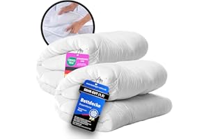 DreamHome 4 Jahreszeiten Bettdecken 135 x 200 cm - Oeko-TEX zertifizierte, anpassbare Steppdecke 135x200cm - Vier-Jahreszeiten-Bettdecke - Sommerdecke + Winterdecke Kombi Ganzjahresdecke