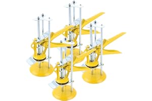 GBACHOOSE 4 Stück Fliesenheber, Fliesen Werkzeug, Arbeitssparender Heber für die Verlegung von Bodenbelägen, Fliesen, Schrank, Möbel, Tür, Gipskartonplatten