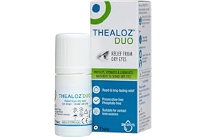 Thealoz Duo Eye Drops | Preservative-Free | Rapid Relief for Dry, Tired, Sore Eyes | Contact Lens Friendly | 10ml (300 Drops)