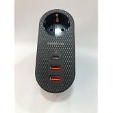 LUNATİC 4300 Tekli Akım Korumalı 3 Adet USB 1 Adet TYPE-C Girişli Priz (3400)