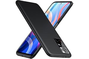 TesRank Funda Xiaomi Poco M4 Pro 5G & Redmi Note 11S 5G Carcasa,Case TPU Suave Funda para Xiaomi Poco M4 Pro 5G & Redmi Note 11S 5G [Resistente a arañazos] [Ultrafina Ligero]-Negro