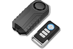 KCMYTONER Bicycle Alarm, Wireless Anti-Theft Security Alarm for Bike Motorcycle Car Mobility Scooter Vehicles Door Window,