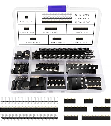 VISSQH 120-teiliges JST-XH-Stecker-Set (60 Paare) – 3-polig, 2,54 Mm, 150 Mm Kabel Für LED & RC