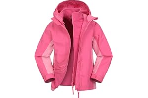 Mountain Warehouse Lightning 3-in-1 Kinder-Jacke - wasserdichte Winterjacke mit Fleecefutter, Jungen und Mädchen mit abnehmbarer Kapuze