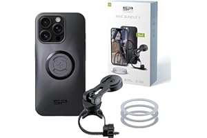 SP CONNECT Bike Bundle II | SPC+ | kompatibel mit iPhone 16 Pro | Handyhalter für Fahrradlenker | Mountainbike Rennrad Handy Halterung