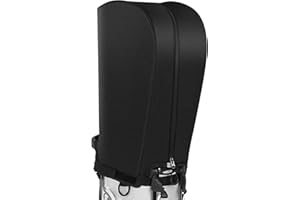 LZFAN Golf Bag Rain Cover, Golf Club Protector, Waterproof Rain and Dust Covers, Easy Access Golf Bag Rain Hood/Cover, Anti UV,Anti-Static,All Weather Protection, Garage Storage