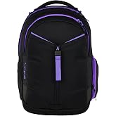 Satch Match Purple Phantom School Backpack - Black