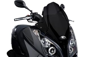 Puig 5522N Pantalla V-Tech Line Sport en Color Negro, diseñada para ofrecer protección aerodinámica con Estilo Deportivo, Fabricada Resistencia para Motocicletas