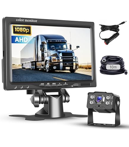 Telecamera Posteriore Wireless Con Monitor LCD 7'' - Per Camion, Trattori, Escavatori - Foto 12