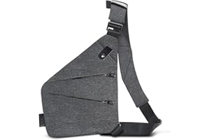 flintronic Sling Bag, Bolsa de Pecho, Puerto Crossbody para Hombres Mujeres Senderismo Ligero Ciclismo Mochila de Viaje para Acampar