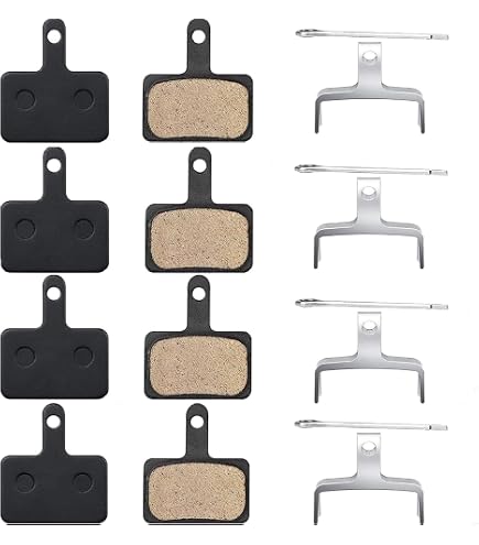 6 Paar Fahrrad Bremsbeläge + Rotorversteller – Für Shimano Scheibenbremsen M515, C501, M415, M510, M375
