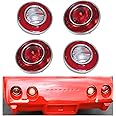 4PCS Tail Lights & Backup Lights For 1975-1979 Corvette C3 Reproduction Light Set