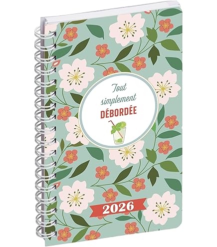 Agenda de poche Exaplan 16 Winner 9 x 16 cm Planning mensuel Janvier à décembre 2026 - Couleurs assorties