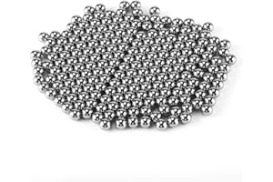 MARANON Bearing Balls, 200 Pieces 6.35 mm 1/4 Inch Steel Bearing Balls Diameter G10 Precision Industrial Bearing Steel Balls Bearing Ball, Ball Bearing