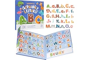 GOGOLAN Magnetische Buchstaben für Kinder,52 Pcs Alphabet ABC Magnete für Kühlschrank,Magnetische Tiere Alphabet Spielzeug,Educational Rechtschreibung Lernspiele Spielzeug für Kleinkind Vorschule
