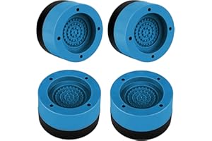 SINZAU Amortyzator drgań, 4 sztuki, antypoślizgowy tłumik wibracji, do pralki, suszarki, ochrona przed hałasem, mata antywibracyjna, niebieska