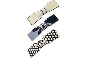 YPKIA Fermaglio per capelli da donna, taglia media, stile retrò, piccola e automatica, in acrilico, per donne e ragazze