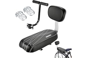 Abonda Child Seat, Child Carrier Seat Rear, Back Seat Child Safety Cushion, Carrier Baby Seat For Toddler Including Backrest Armrest Handrail Footrests