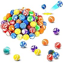 Palline Rimbalzanti Colorate - 20 Pezzi Da 45 Mm, Gomma, Per Feste E Giochi - Foto 10