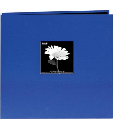 We R Memory Keepers 8.5 X 11-inch Classic Leather 3-Ring Album Navy Includes 5 Page Protectors