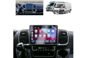 BSTW Compatible avec Fiat Ducato 2021 2022 2023 2024 Film de protection Ducato 10 Pouces Nano Film pour Navigation 6H Anti-rayures Accessoires Fiat Ducato [2 pièces]